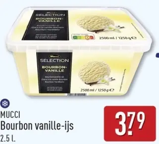 Aanbieding: Bourbon vanille-ijs