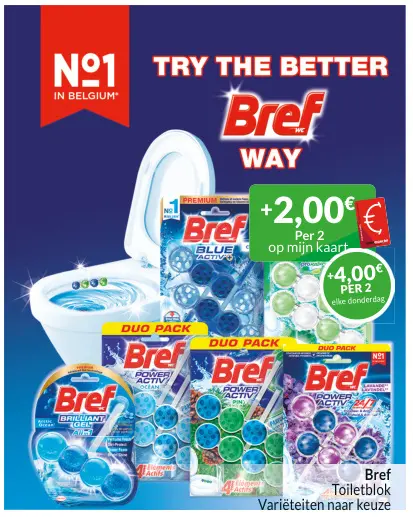Promotie: Bref Toiletblok