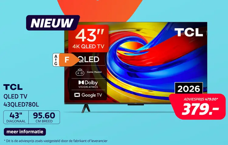 Aanbieding: Hisense 43E79Q