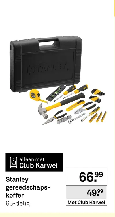 Aanbieding: gereedschapskoffer