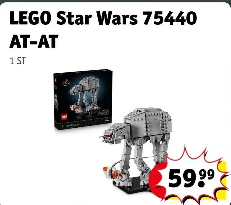 Aanbieding: LEGO Star Wars 75440 AT-AT