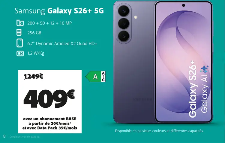Offre: Galaxy S26+ 5G