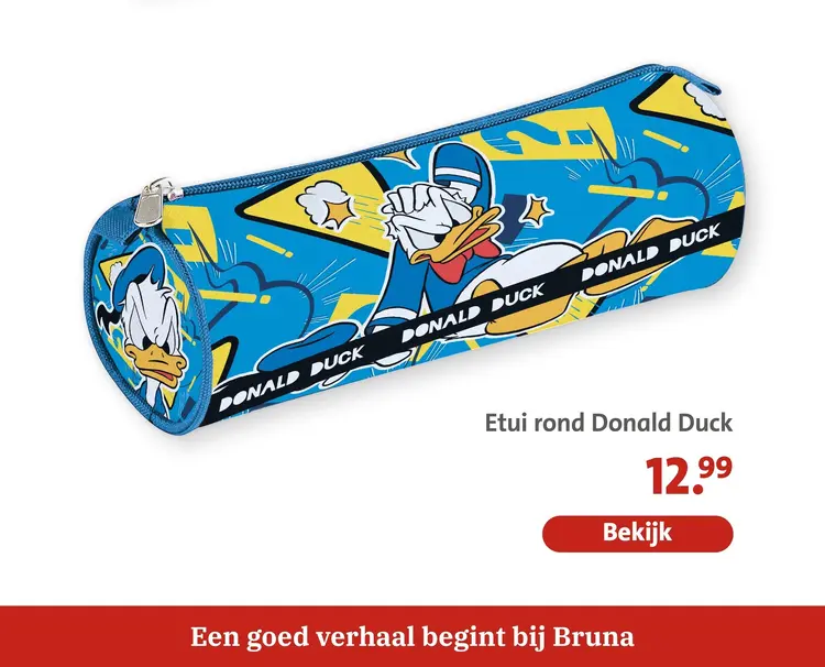 Aanbieding: Etui rond Donald Duck