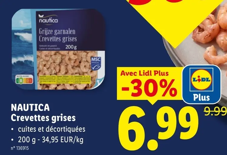 Offre: Crevettes grises
