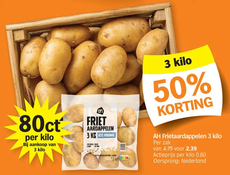 Offre: Frietaardappelen