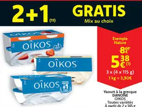 Offre: Yaourt à la grecque
