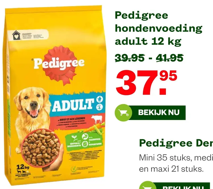 Aanbieding: hondenvoeding adult