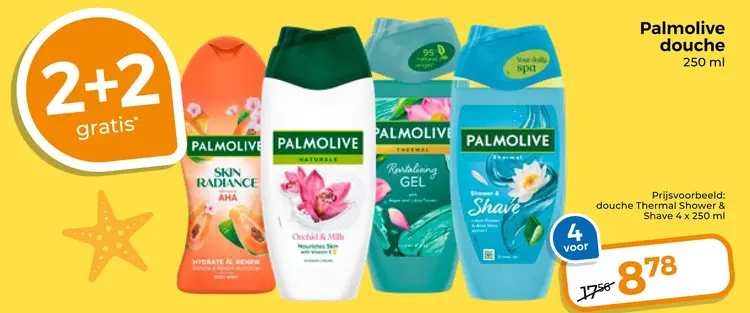 Aanbieding: Palmolive douche