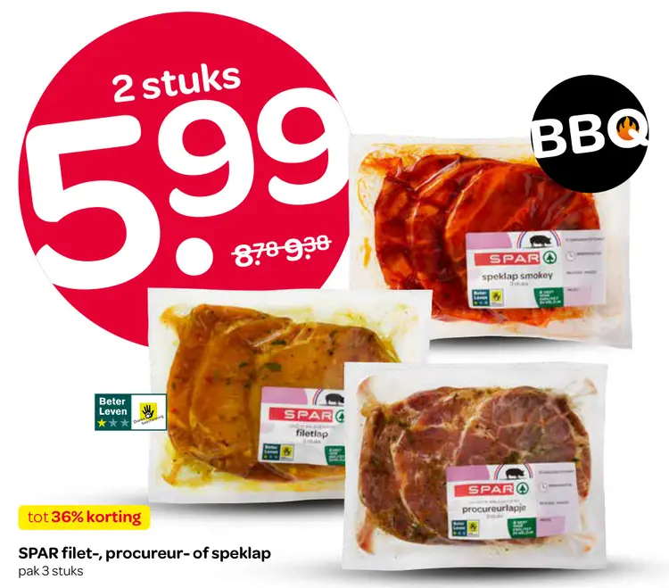 Aanbieding: Filet-, procureur- of speklap