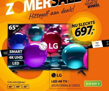 Aanbieding: Lg led 4k tv