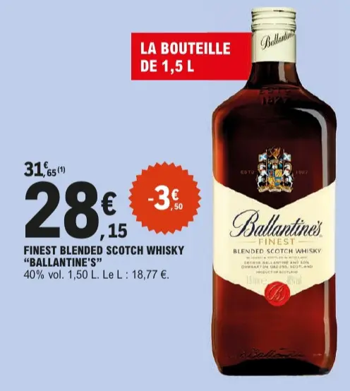 Offre: Finest blended scotch whisky