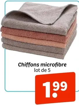 Offre: Chiffons microfibre