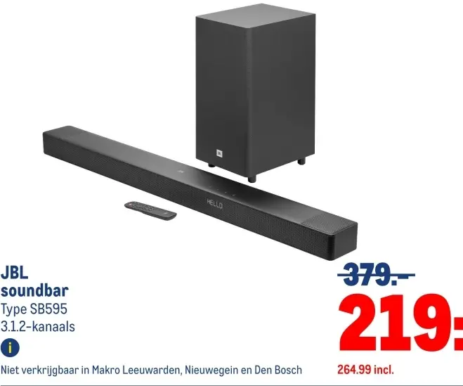 Aanbieding: soundbar