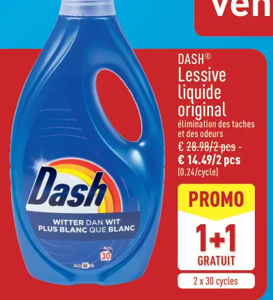 Offre: Lessive liquide original