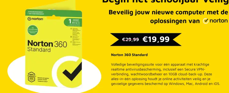 Aanbieding: Norton 360 Standard