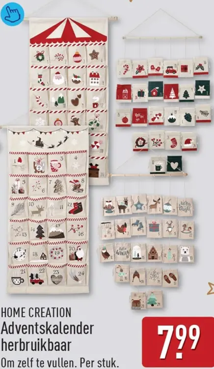 Aanbieding: Adventskalender herbruikbaar