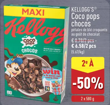 Offre: Coco pops chocos