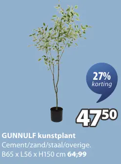 Aanbieding: GUNNULF kunstplant