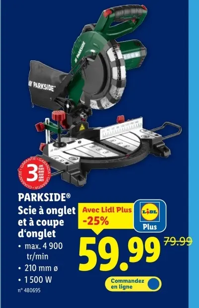 Offre: Scie à onglet et à coupe d'onglet