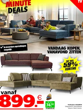 Aanbieding: Hoeksalon LISSABON