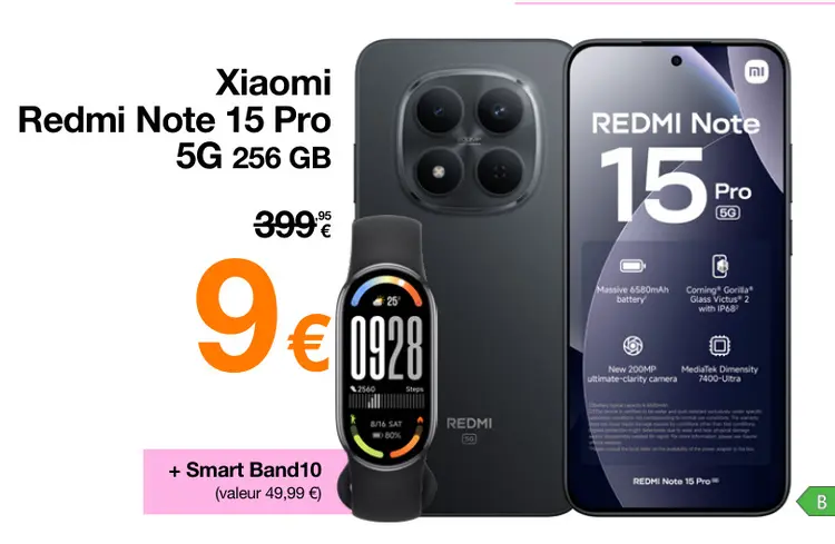 Offre: Redmi Note 15 Pro 5G