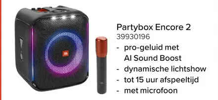 Promotie: Partybox Encore 2
