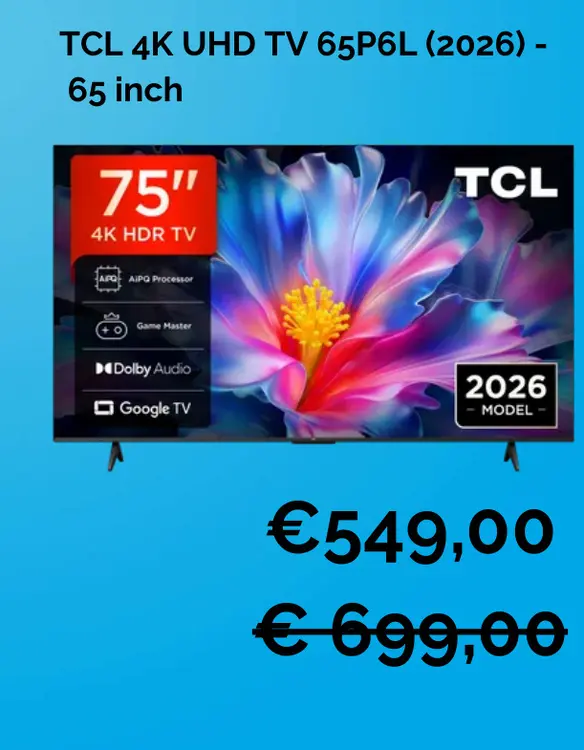 Promotie: Tcl 4k uhd tv 65p6l