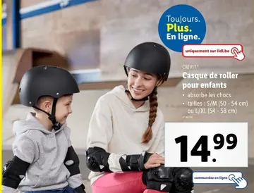Offre: Casque de roller pour enfants
