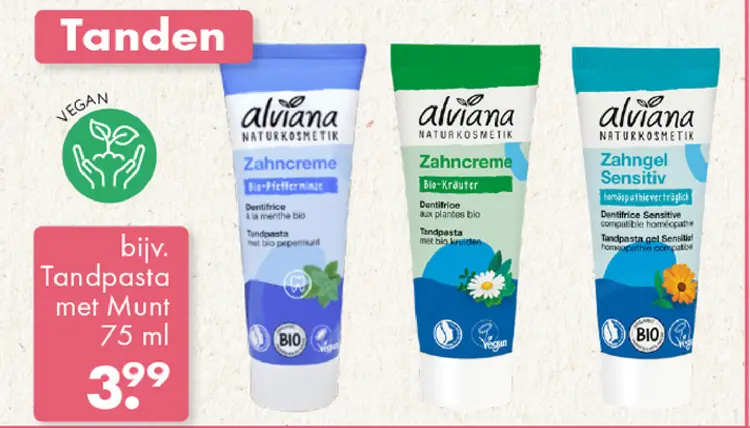Aanbieding: Tandpasta met Munt