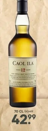 Aanbieding: Caol Ila 12 Yrs Malt