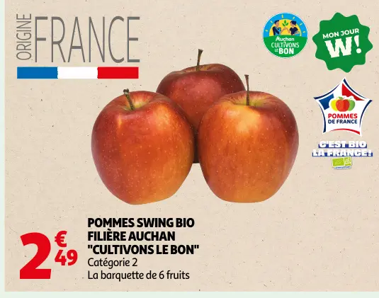 Promotie: Pommes swing bio