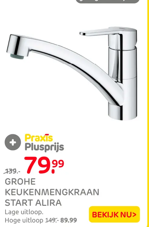 Aanbieding: Keukenmengkraan start alira