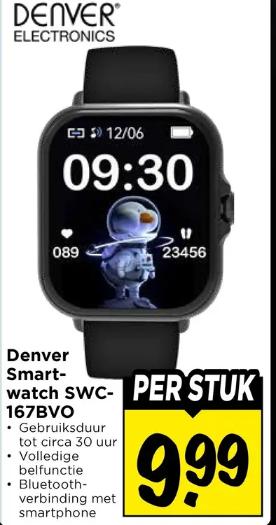Aanbieding: Smartwatch SWC-167BVO
