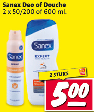 Aanbieding: Sanex Deo of Douche