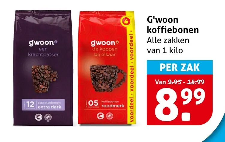 Aanbieding: koffiebonen