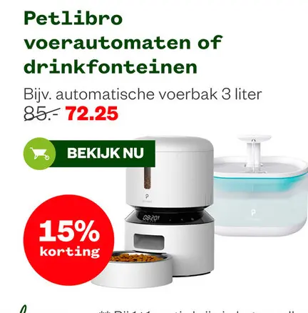 Aanbieding: voerautomaten of drinkfonteinen