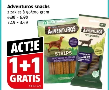 Aanbieding: Adventuros snacks