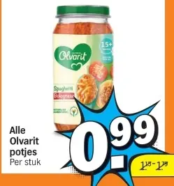 Aanbieding: Olvarit potjes