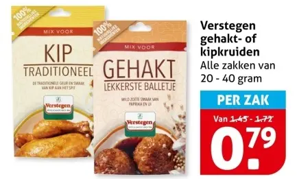 Aanbieding: Gehakt- of kipkruiden
