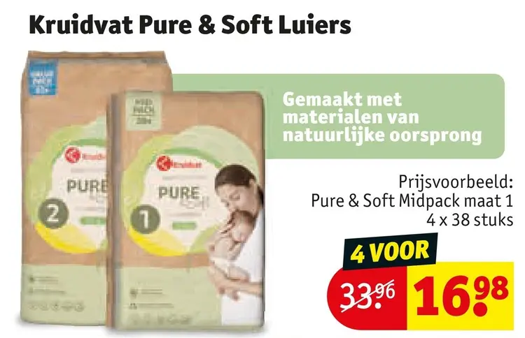 Aanbieding: Pure & Soft Luiers