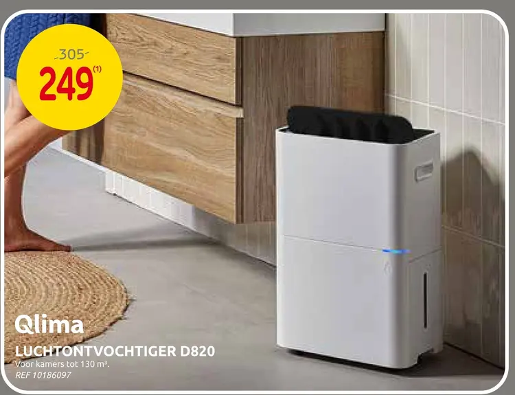 Promotie: Luchtontvochtiger d820