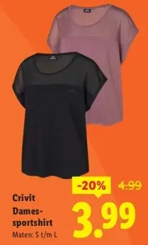 Aanbieding: Damessportshirt