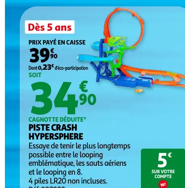 Promotie: Piste Crash Hypersphere