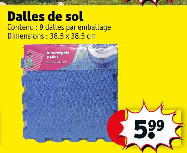 Offre: Dalles de sol