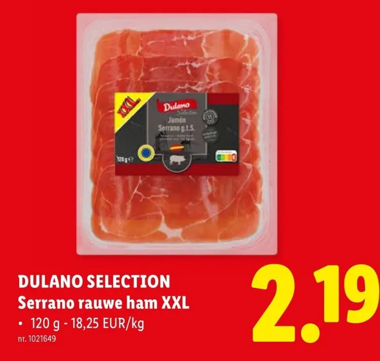 Promotie: Serrano rauwe ham XXL