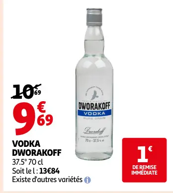 Offre: Vodka DWORAKOFF