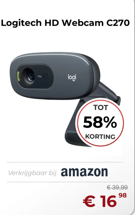 Aanbieding: HD Webcam C270