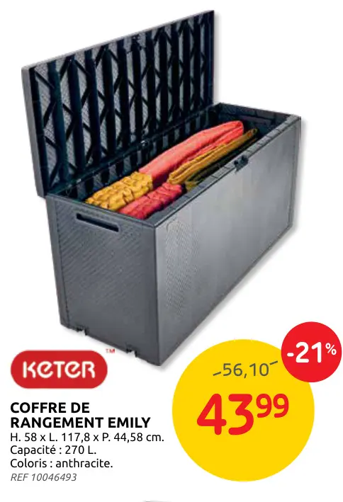 Offre: Coffre de rangement emily