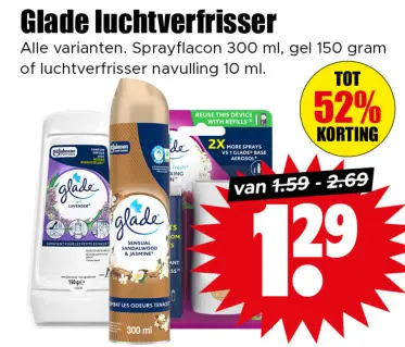 Aanbieding: Glade luchtverfrisser