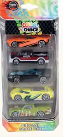 Aanbieding: Rapid Wheels auto die cast color change 5 pack